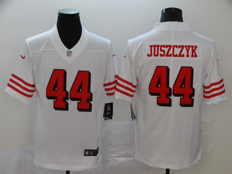 Men San Francisco 49ers #44 Juszczyk White New Nike Vapor Untouchable Limited NFL Jersey->oakland raiders->NFL Jersey